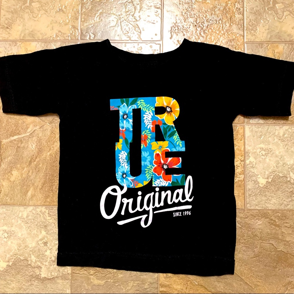 TRUE Original Since 1996 Toddler Size 4 Black Tee San Francisco Shirt